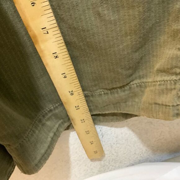 Current Elliott The Batallion Jacket army repair Green Distressed sz 2 - Picture 12 of 14